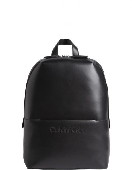 CALVIN KLEIN mugursoma vīriešiem, Melna, Set round backpack 
