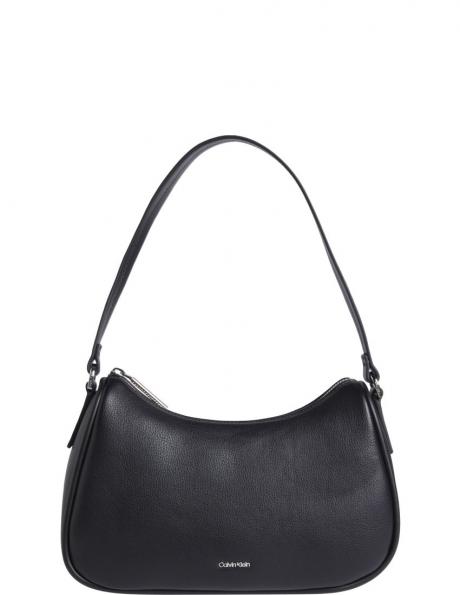 CALVIN KLEIN plecu soma sievietēm, Melna, Refine shoulder bag 