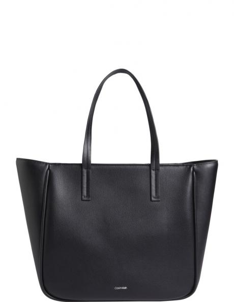 CALVIN KLEIN rokassomiņa sievietēm, Melna, Refine medium shopper 