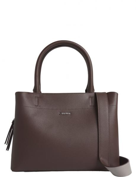 CALVIN KLEIN rokassomiņa sievietēm, Brūna, Business medium tote 