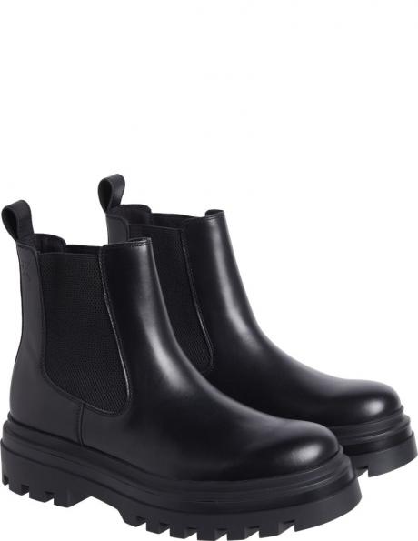 CALVIN KLEIN JEANS zābaki vīriešiem, Melna, Lugged chelsea boot 