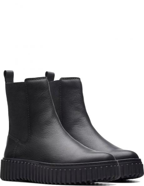 CLARKS zābaki sievietēm, Melna, Torhill booties 