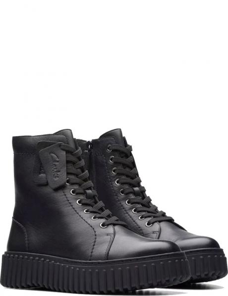CLARKS zābaki sievietēm, Melna, Torhill booties 