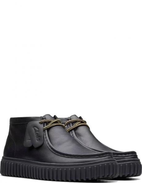 CLARKS zābaki vīriešiem, Melna, Torhill booties 