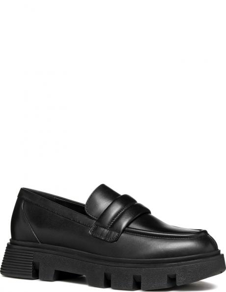 GEOX kurpes sievietēm, Melna, Vilde loafers 
