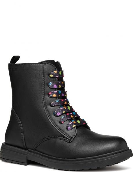 GEOX zābaki meitenēm, Melna, Eclair booties 