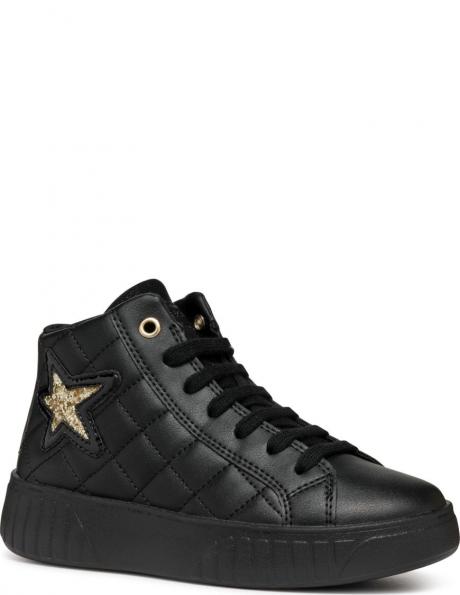 GEOX zābaki meitenēm, Melna, Mikiroshi booties 