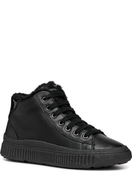 GEOX zābaki meitenēm, Melna, Laquinny booties 