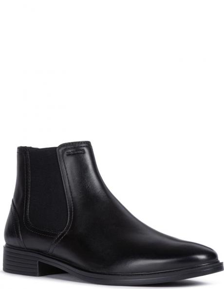 GEOX zābaki vīriešiem, Melna, Gladwin booties 