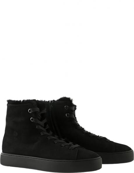HOGL apsildāmi zābaki sievietēm, Melna, Teddy wm booties 