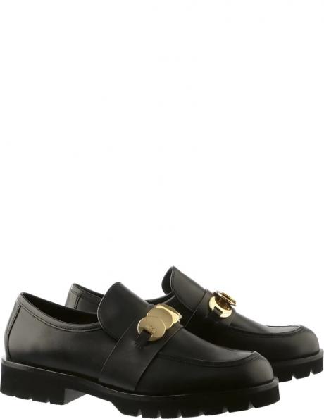 HOGL loafer stila apavi sievietēm, Melna, Alison loafers 
