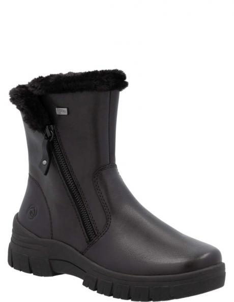 REMONTE zābaki sievietēm, Melna, Ladies mid height boots 