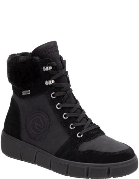 REMONTE zābaki sievietēm, Melna, Ladies mid height boots 