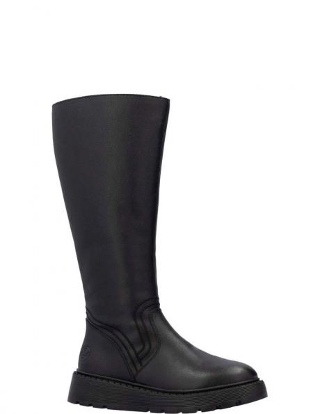 RIEKER garie zābaki sievietēm, Melna, Ladies' boots 