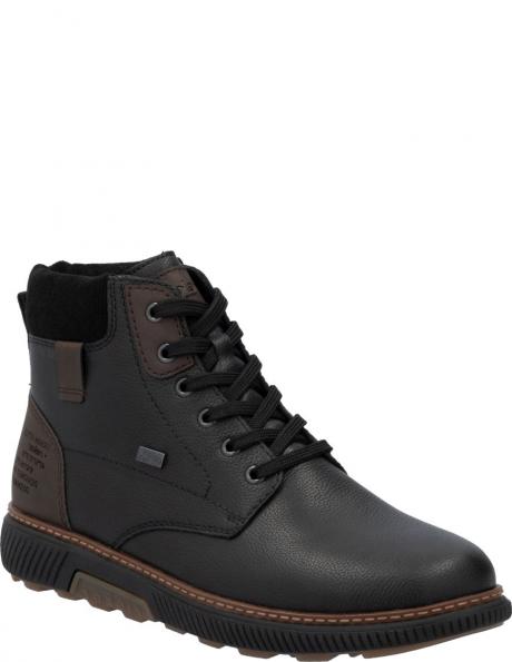RIEKER zābaki vīriešiem, Melna, Men's boots 