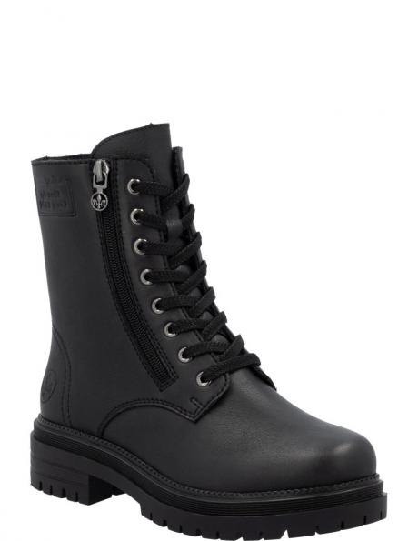 RIEKER zābaki sievietēm, Melna, Ladies mid height boots 
