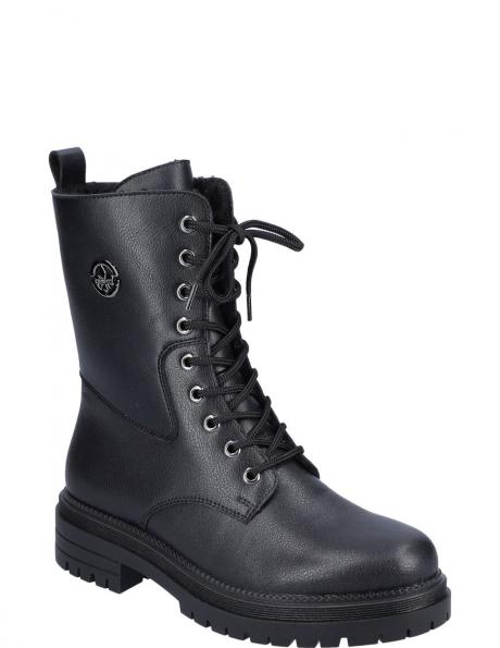 RIEKER zābaki sievietēm, Melna, Ladies mid height boots 