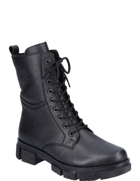 RIEKER zābaki sievietēm, Melna, Ladies mid height boots 