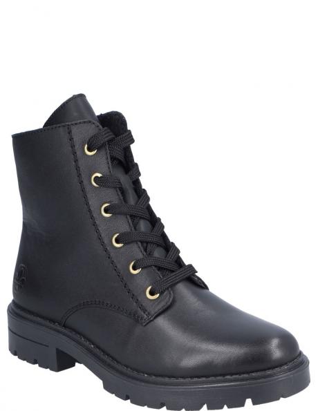 RIEKER zābaki sievietēm, Melna, Ladies mid height boots 