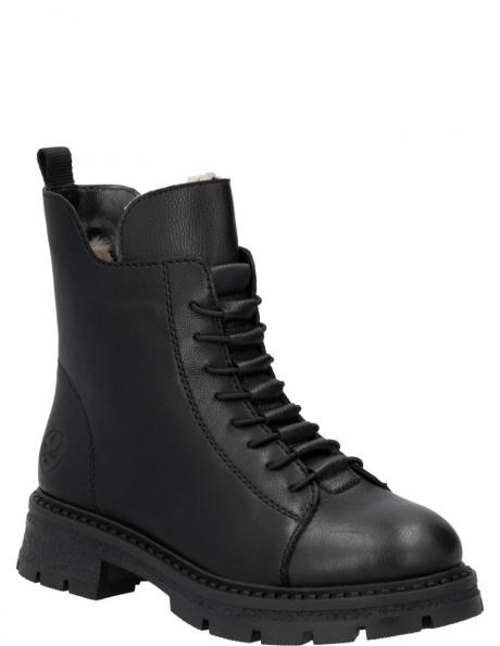 RIEKER zābaki sievietēm, Melna, Ladies mid height boots 