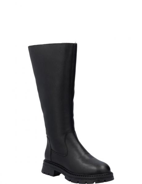 RIEKER garie zābaki sievietēm, Melna, Ladies' boots 