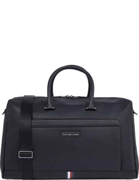 TOMMY HILFIGER rokassomiņa vīriešiem, Melna, Business duffle 