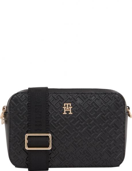 TOMMY HILFIGER plecu soma sievietēm, Melna, Distinct camera bag mono 