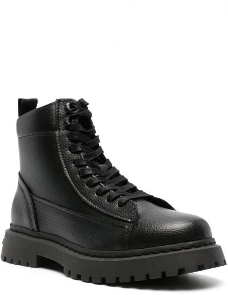 TOMMY JEANS zābaki ar apsildi vīriešiem, Melna, Warm lining boot 