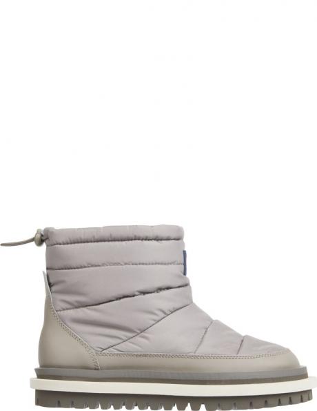 TOMMY JEANS sieviešu zābaki ar apsildi, Krēmīga/Smilšu, Padded flat boot 