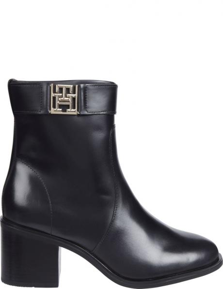 TOMMY HILFIGER zābaki sievietēm, Melna, Dressy heel boot 