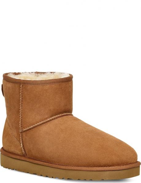 UGG apsildāmi zābaki vīriešiem, Brūna, Classic mini warm boots 