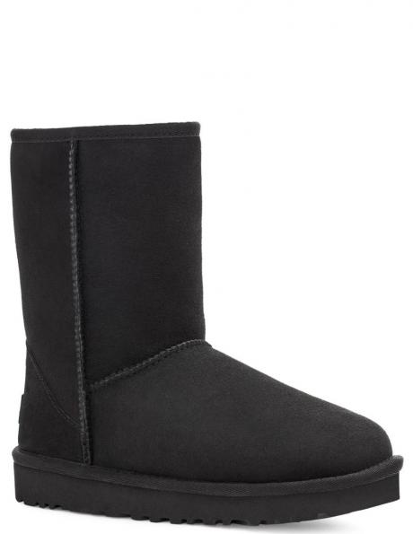 UGG apsildāmi zābaki sievietēm, Melna, Classic short II warm boots 