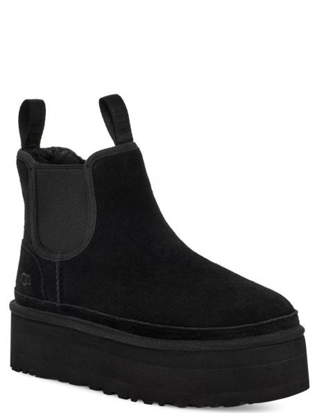 UGG apsildāmi zābaki sievietēm, Melna, Neumel platform warm boots 