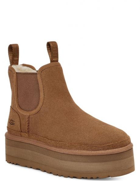 UGG apsildāmi zābaki sievietēm, Brūna, Neumel platform warm boots 