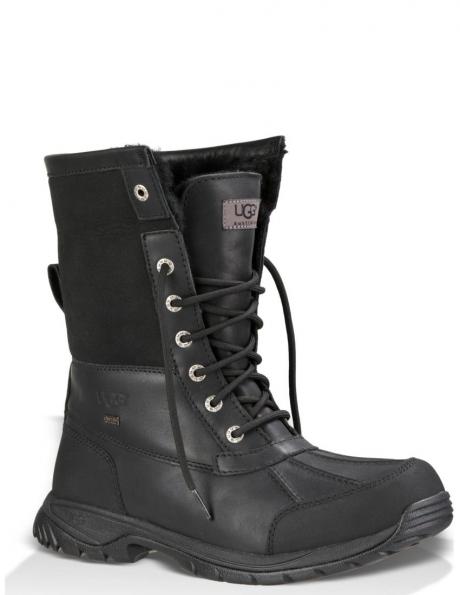 UGG apsildāmi zābaki vīriešiem, Melna, Butte warm boots 