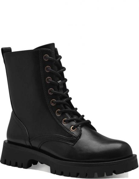 TAMARIS sievietēm, Lace boot, Melna 