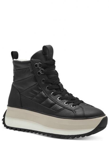 TAMARIS sievietēm, Wl lace boot, Melna 