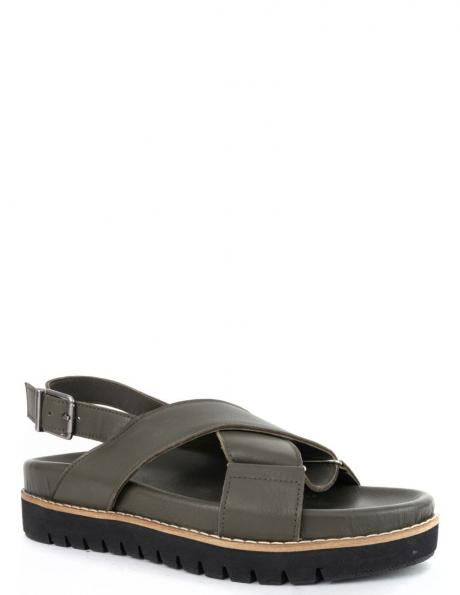 GRUNER SCHUHE sandales sievietēm, Zaļa, Sandals 