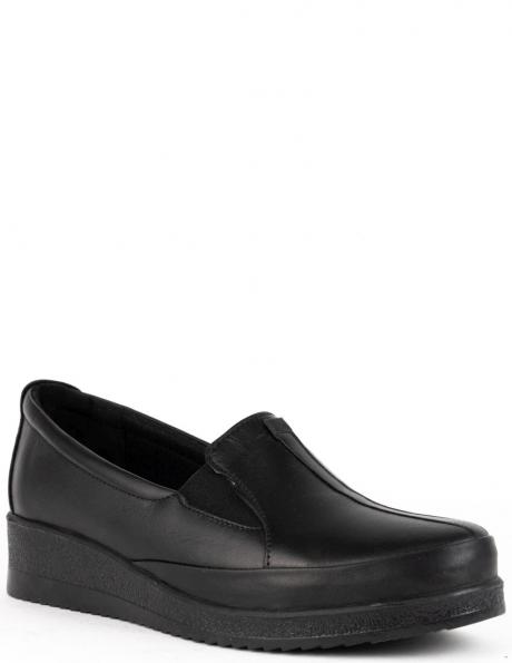 LA CONTE kurpes sievietēm, Melna, Loafers 
