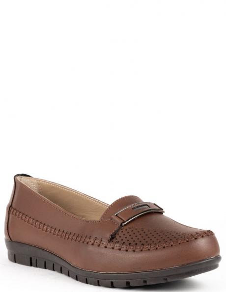 LA CONTE kurpes sievietēm, Brūna, Loafers 