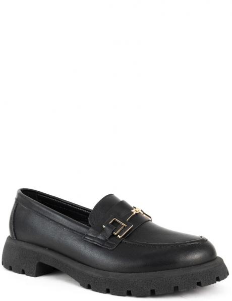 LA CONTE kurpes sievietēm, Melna, Loafers 