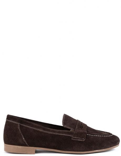 LA CONTE kurpes sievietēm, Brūna, Loafers 