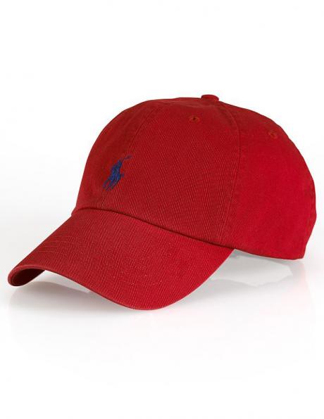 POLO RALPH LAUREN sarkana vīriešu cepure 