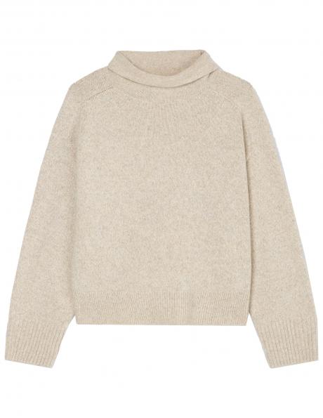 MARC O POLO sieviešu krēmīgas krāsas vilnas džemperis 