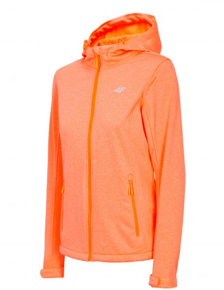 Koraļļu krāsas sieviešu sporta džemperis SFD001 4F 