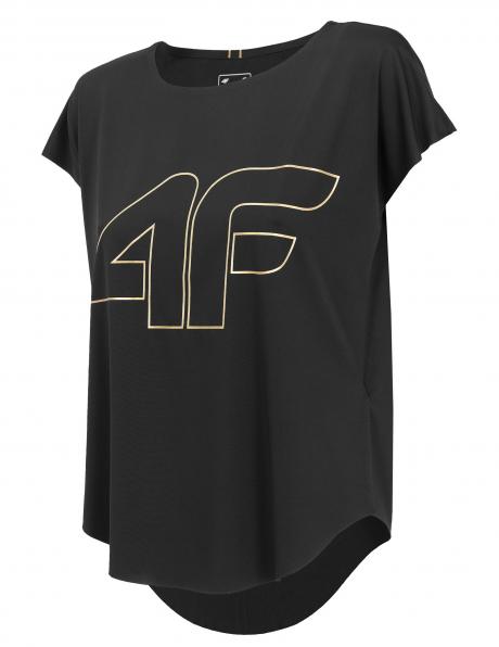 Melns sieviešu sporta krekls TSDF005 4F 