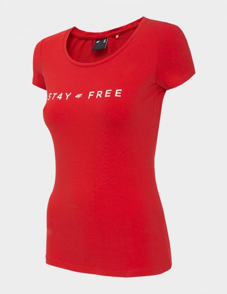 Sarkans sieviešu krekls TSD004 4F 