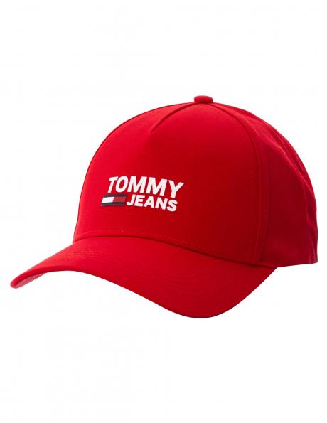 TOMMY HILFIGER sarkana vīriešu cepure 