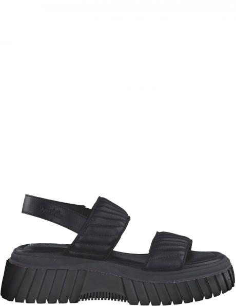 S. OLIVER sieviešu melnas sandales SANDALS 