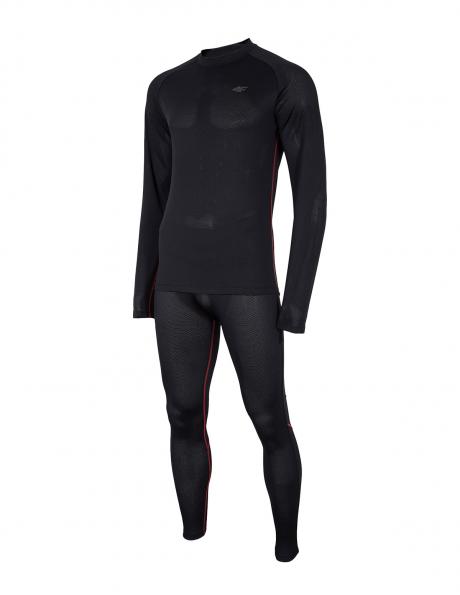 4F melnas krāsas vīriešu termo apģērba komplekts 